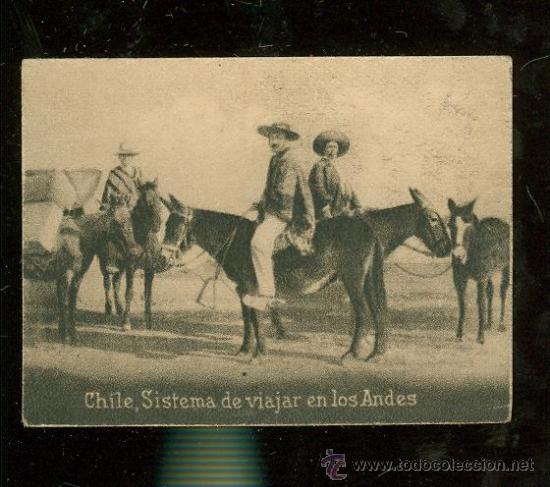 Postkarten: POSTAL ORIGINAL DECADA DE LOS 30. CHILE. SISTEMA DE VIAJAR. N&ordm;1985. VER TAMA&Ntilde;O Y EXPLICACION.
