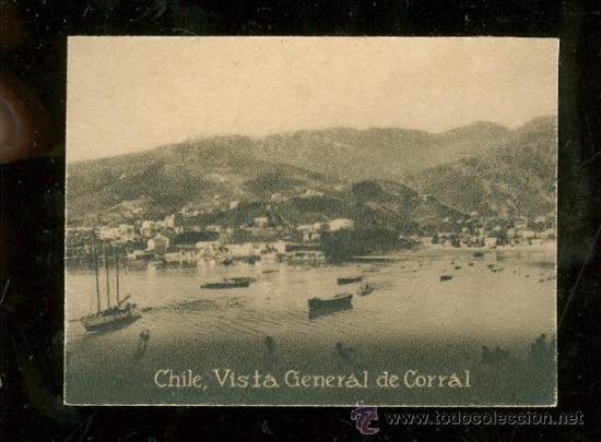 Postkarten: POSTAL ORIGINAL DECADA DE LOS 30. CHILE, VISTA GENERAL DE CORRAL. N&ordm; 1972. VER TAMA&Ntilde;O Y EXPLICACION.