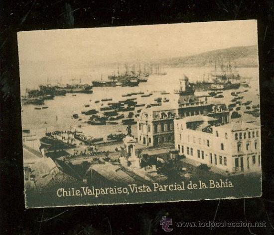 Postkarten: POSTAL ORIGINAL DECADA DE LOS 30. VALPARAISO, VISTA PARCIAL BAHIA. N&ordm;1959. VER TAMA&Ntilde;O Y EXPLICACION.