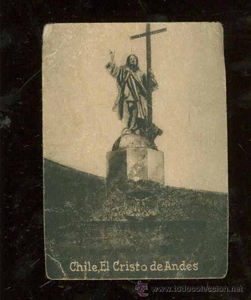 Postkarten: POSTAL ORIGINAL DECADA DE LOS 30. CHILE, EL CRISTO DE ANDES. N&ordm; 1973. VER TAMA&Ntilde;O Y EXPLICACION.