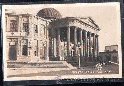Cartoline: TARJETA POSTAL FOTOGRAFICA DE MONTERREY, N.L. TEATRO DE LA PAZ