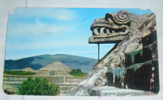 Cartoline: postal piramides de teotihuacan mexico circulada