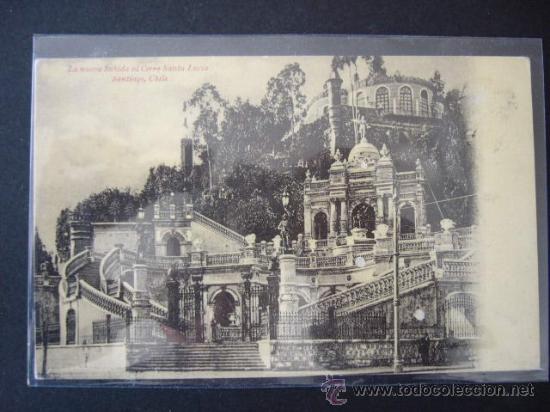 Postales: SANTIAGO, CHILE. ESCRITA - Foto 1