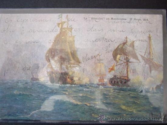Postales: MONTEVIDEO. URUGUAY. LA HERCULES. ESCRITA - Foto 1