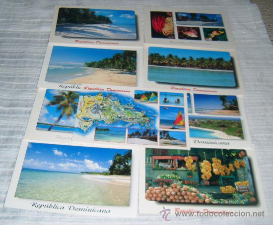 Cartoline: nueve postales de la republica dominicana nuevas sin circular