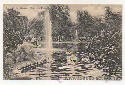 Cartes Postales: M&Eacute;XICO. SAN LUIS POTOSI. LAGO DE LA ALAMEDA.