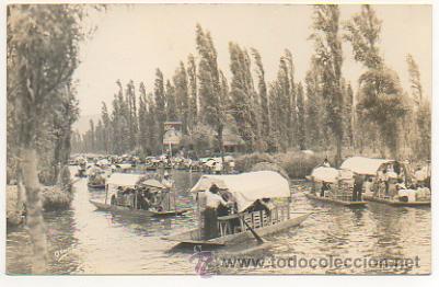 Postcards: MEXICO. LAGO DE XOCHIMILCO. (POSTAL FOTOGR&Aacute;FICA)