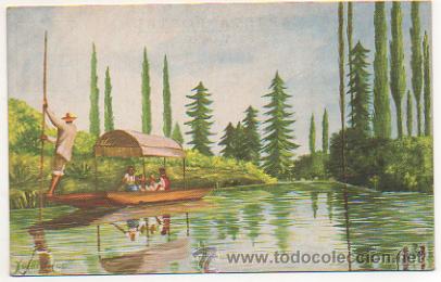 Postales: MEXICO. XOCHIMILCO. (ILUSTRADA) - Foto 1