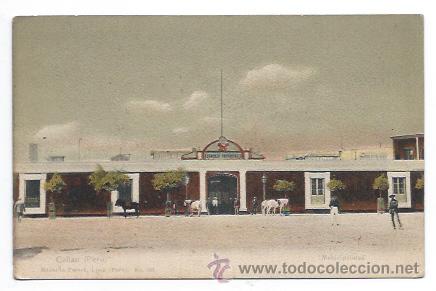 Postales: PER&Uacute;. CALLAO. MUNICIPALIDAD. (EDUARDO POLACK, N&ordm; 521) REVERSO SIN DIVIDIR.
