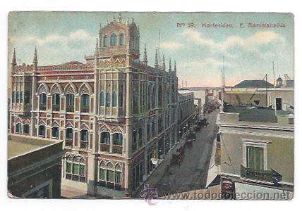 Postais: URUGUAY. MONTEVIDEO. E. ADMINISTRATIVA. (ED. A. CARLUCCIO.)