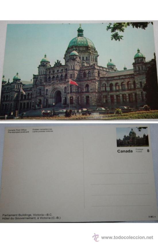 Postales: POSTAL DE CANADA - VICTORIA - EDIFICIO DEL PARLAMENTO - Foto 1