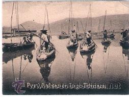 Cartes Postales: POSTAL ORIGINAL DECADA DE LOS 30. PERU. N&ordm; 2080. LAGO TITICACA. VER TAMA&Ntilde;O Y EXPLICACION