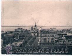 Cartes Postales: POSTAL ORIGINAL DECADA DE LOS 30. ARGENTINA, ROSARIO DE SANTA FE. N&ordm; 2016. VER TAMA&Ntilde;O Y EXPLICACION