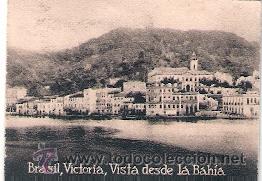 Postcards: POSTAL ORIGINAL DECADA DE LOS 30. BRASIL, VICTORIA. N&ordm; 1928. VER TAMA&Ntilde;O Y EXPLICACION