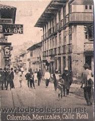 Cartes Postales: POSTAL ORIGINAL DECADA DE LOS 30. COLOMBIA, MANIZALES. N&ordm; 1822. VER TAMA&Ntilde;O Y EXPLICACION