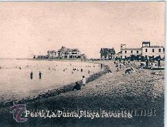 Cartoline: POSTAL ORIGINAL DECADA DE LOS 30. PERU, LA PUNTA. N&ordm; 2062. VER TAMA&Ntilde;O Y EXPLICACION