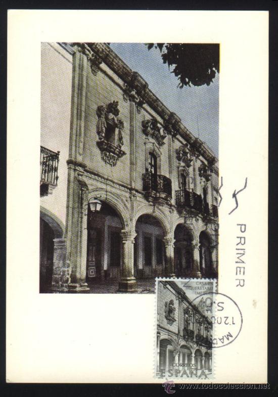 Postais: S-4676- MEJICO. MEXICO. TARJETA POSTAL MAXIMA. CASA EN QUERETARO. 1970.