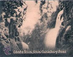Postkarten: POSTAL ORIGINAL DECADA DE LOS 30. COSTA RICA. RIOS CARACHO Y POAS. N&ordm; 1735. VER TAMA&Ntilde;O Y EXPLICACION