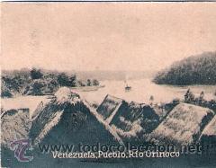 Cartoline: POSTAL ORIGINAL DECADA DE LOS 30. VENEZUELA. RIO ORINOCO, PUEBLO. N&ordm; 1851. VER TAMA&Ntilde;O Y EXPLICACION