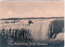 Postcards: POSTAL ORIGINAL DECADA DE LOS 30. ARGENTINA. SALTO IGUAZU. N&ordm; 2041. VER TAMA&Ntilde;O Y EXPLICACION