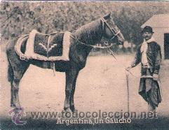 Postcards: POSTAL ORIGINAL DECADA DE LOS 30. ARGENTINA. UN GAUCHO. N&ordm; 2044. VER TAMA&Ntilde;O Y EXPLICACION