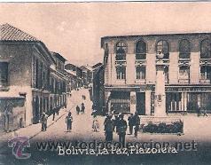 Postcards: POSTAL ORIGINAL DECADA DE LOS 30. BOLIVIA, LA PAZ. N&ordm; 2095. VER TAMA&Ntilde;O Y EXPLICACION