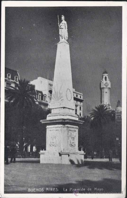 Postkarten: BUENOS AIRES (ARGENTINA).- LA PIRAMIDE DE MAYO