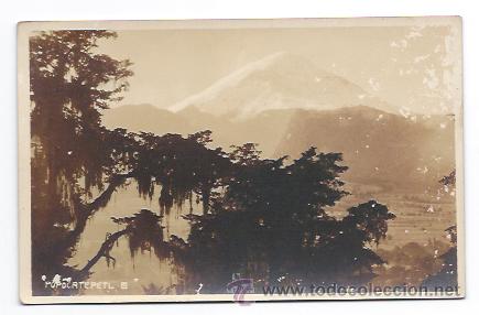 Postales: M&Eacute;XICO. MONTA&Ntilde;A. POPOCATEPETL.