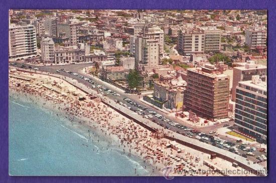 Postales: uruguay - montevideo - playa pocitos - ed. imp.uruguaya - sin circular - a&ntilde;os 50 / 60 - nueva