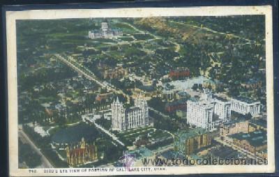 Postkarten: POSTAL DE SALK LAKE CITY ( UTAH ) BIRD'S EYE VIEW   P-AMER-004