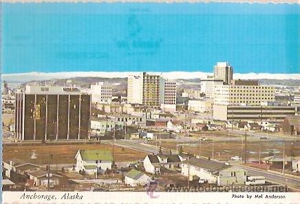Postales: POSTAL A COLOR ANCHORAGE ALASKA - Foto 1