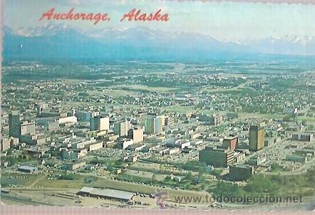 Postales: POSTAL A COLOR ANCHORAGE ALASKA - Foto 1