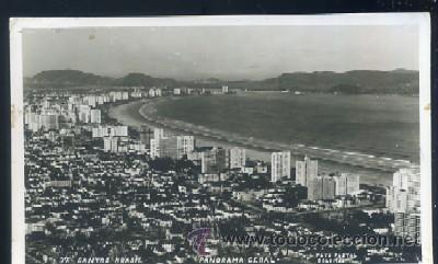 Postkarten: POSTAL DE BRASIL - SANTOS PANORAMA GERAL N&ordm; 37   P-AMER-019