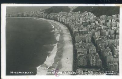 Cartes Postales: POSTAL DE BRASIL - COPACABANA RIO DE JANEIRO N&ordm; 36   P-AMER-021