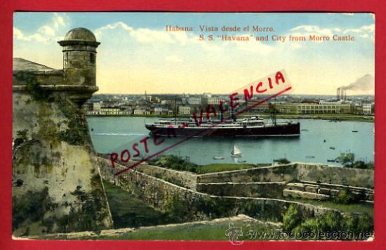 Cartes Postales: POSTAL, HABANA, CUBA, VISTA DESDE EL MORRO,   P71163