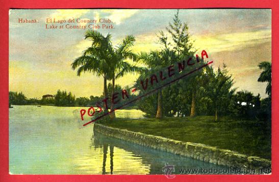 Cartoline: POSTAL, HABANA, CUBA, EL LAGO DEL COUNTRY CLUB,   P71185