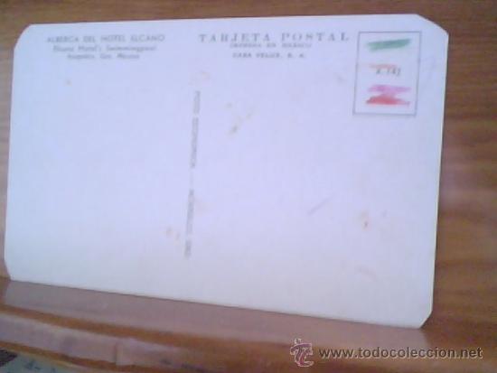 Postales: POSTAL - ALBERCA DEL HOTEL ELCANO -ACAPULCO - Foto 2