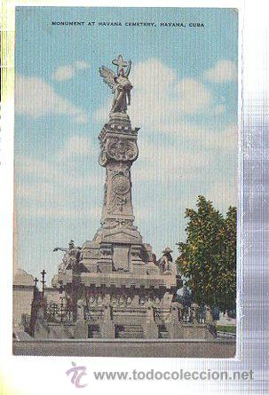 Postkarten: TARJETA POSTAL DE HABANA - MONUMENT AT HAVANA CEMETERY. 20825N