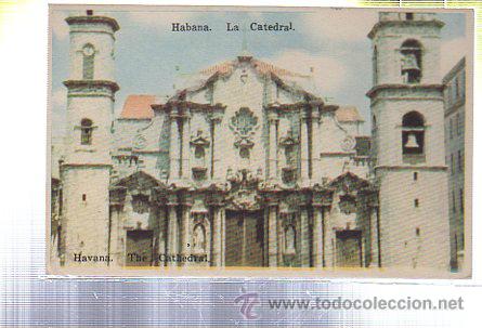 Postales: TARJETA POSTAL DE HABANA - LA CATEDRAL.