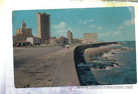 Postales: TARJETA POSTAL DE HABANA - UNA PRECIOSA VISTA DEL MALECON DE LA HABANA. RTC-108
