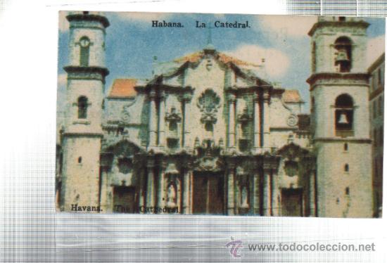 Postcards: TARJETA POSTAL DE HABANA - LA CATEDRAL.