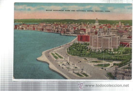 Cartoline: TARJETA POSTAL DE HABANA - MAINE MONUMNET PARK AND NATIONAL HOTEL. 15551N