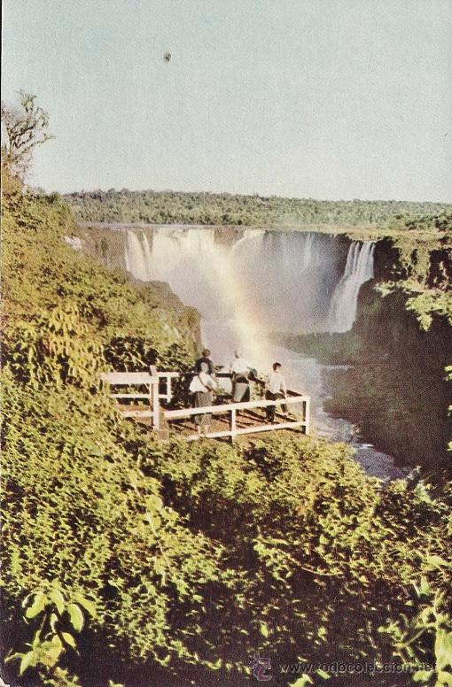 Postales: brasil - cataratas do rio igua&ccedil;u / iguazu - estado parana - sin circular - a&ntilde;os 60 - NUEVA