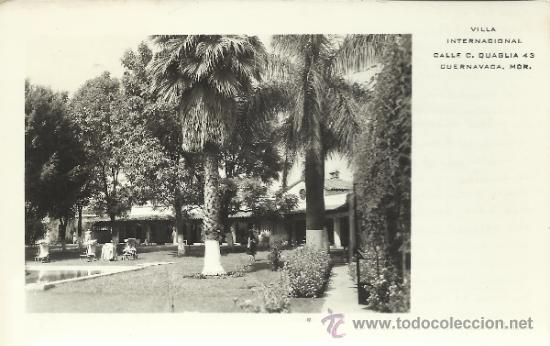 Postales: MEXICO VILLA INTERNACIONAL CUERNAVACA ESCRITA - Foto 1