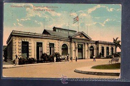 Postales: TARJETA POSTAL DE MATANZAS - CUARTEL DE BOMBEROS - Foto 1