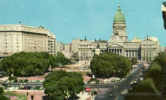 Postkarten: BUENOS AIRES PLAZA DEL CONGRESO ED. BELLAS VISTAS N&ordm; 1199 SIN CIRCULAR