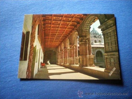 Postales: POSTAL PERU CUZCO CONVENTO DE LA MERCED INTERIOR NO CIRCULADA - Foto 1