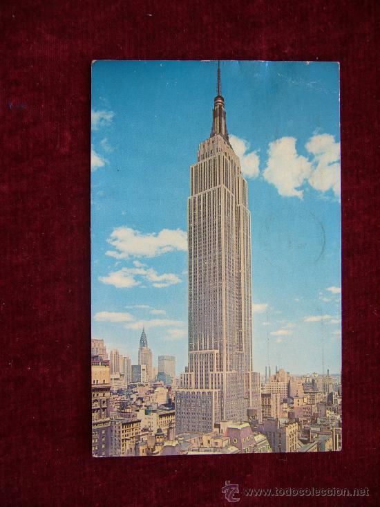 Postkarten: Postal Empire State Buildin. New York City. A&ntilde;o 1967. Nester's Map & Guide Corp.