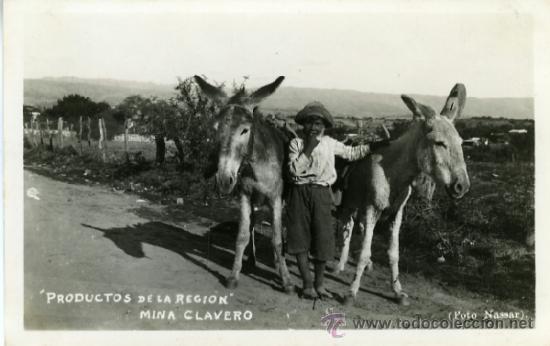 Cartoline: MINA CLAVERO. SIERRA DE C&Oacute;RDOBA. REPUBLICA ARGENTINA.