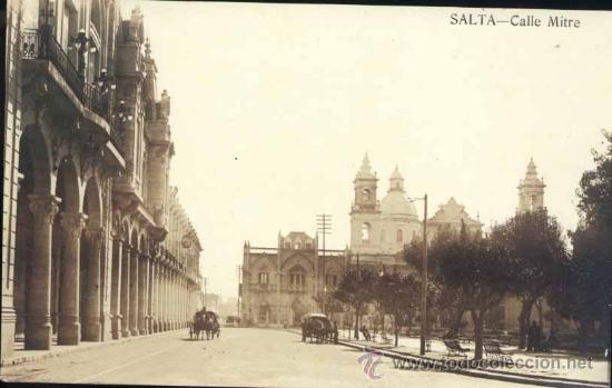 Postales: SALTA (ARGENTINA).- CALLE MITRE - Foto 1